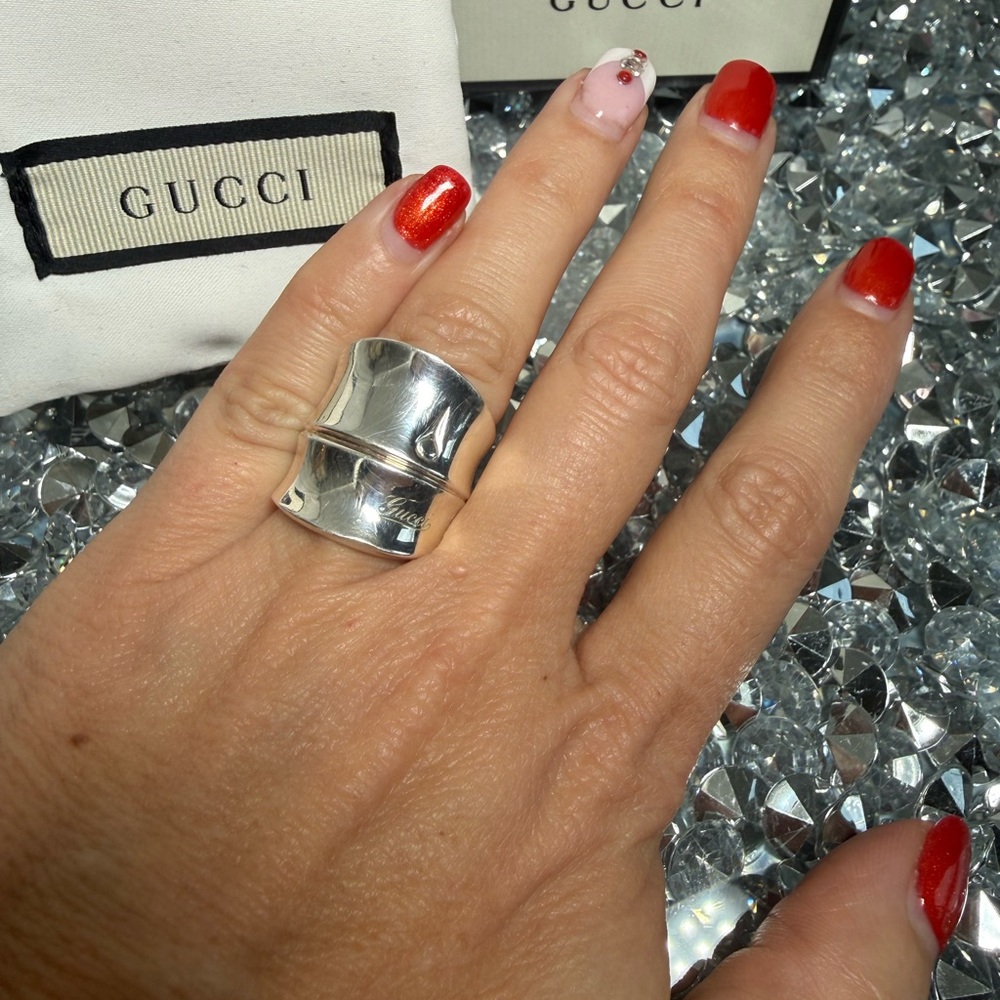 Gucci Sterling Silver Dabble Band full included - Picture 3 of 10